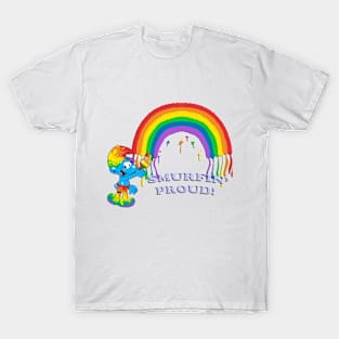 Rainbow Smurf Smurfin' Proud T-Shirt